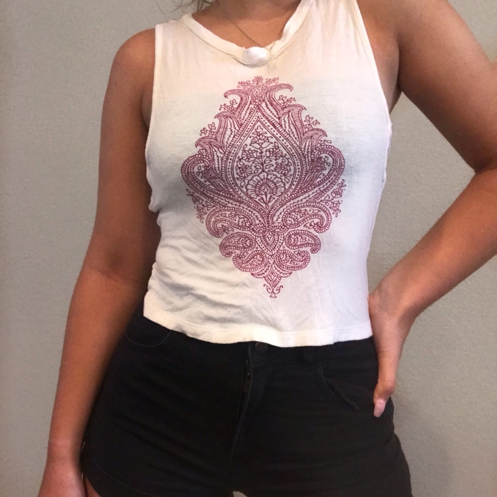 LA hearts summer top